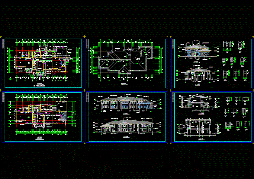 精品幼儿园施工图CAD图纸.dwg