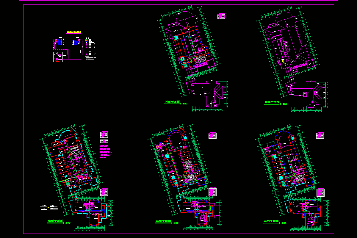 劳技实验楼弱电图纸CAD图纸.dwg