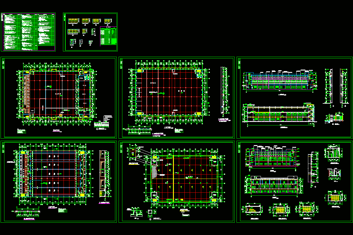 茂扬厂房建筑图CAD图纸.dwg