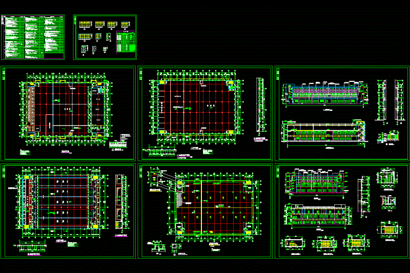 茂扬厂房建筑图CAD图纸.dwg