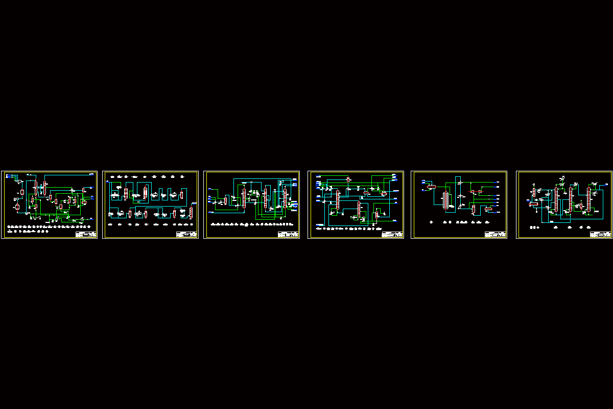 PFD煤制甲醇CAD图纸.dwg