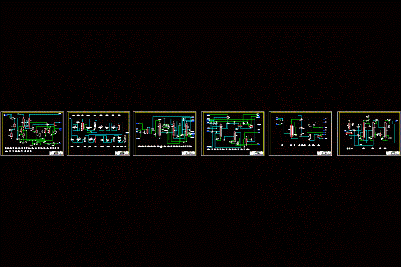 PFD煤制甲醇CAD图纸.dwg