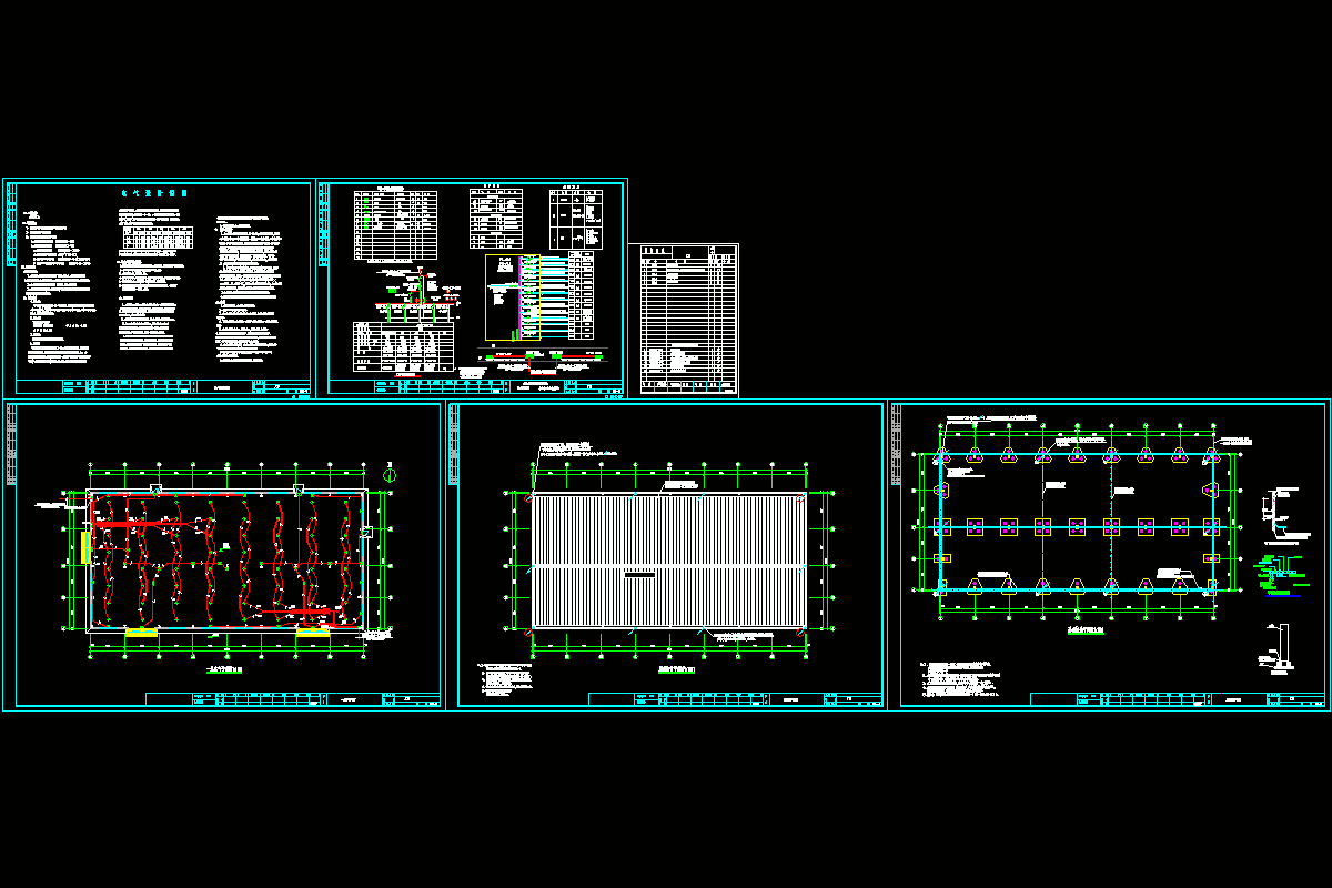 某厂厂房全套图纸CAD图纸.dwg