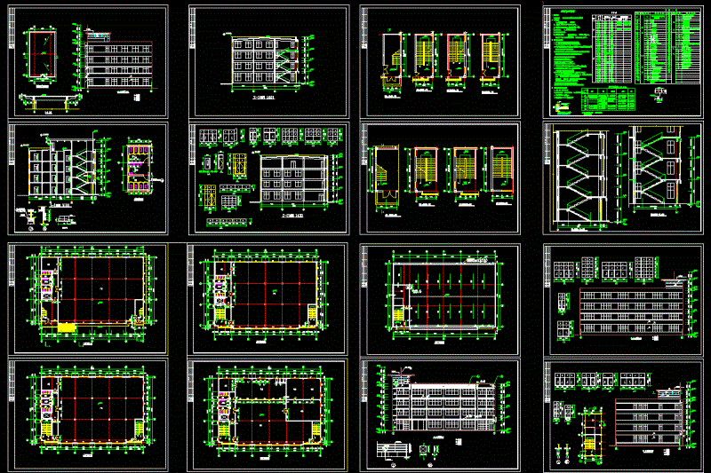 某厂房全套建筑图CAD图纸.dwg