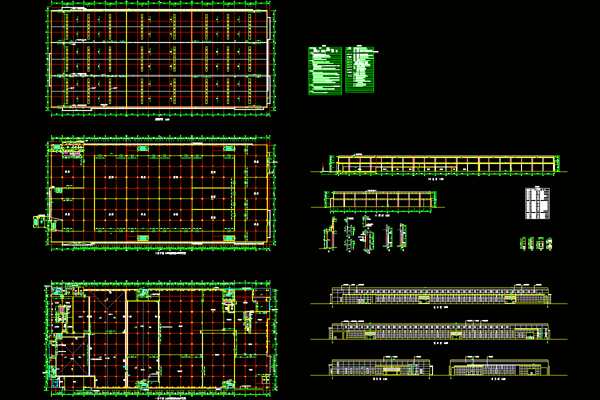 某厂房施工图CAD图纸.dwg