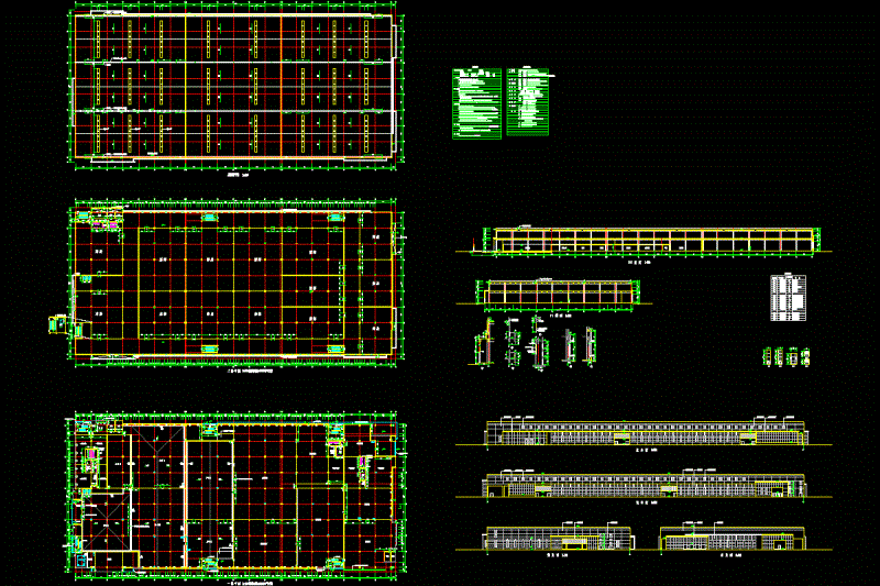 某厂房施工图CAD图纸.dwg