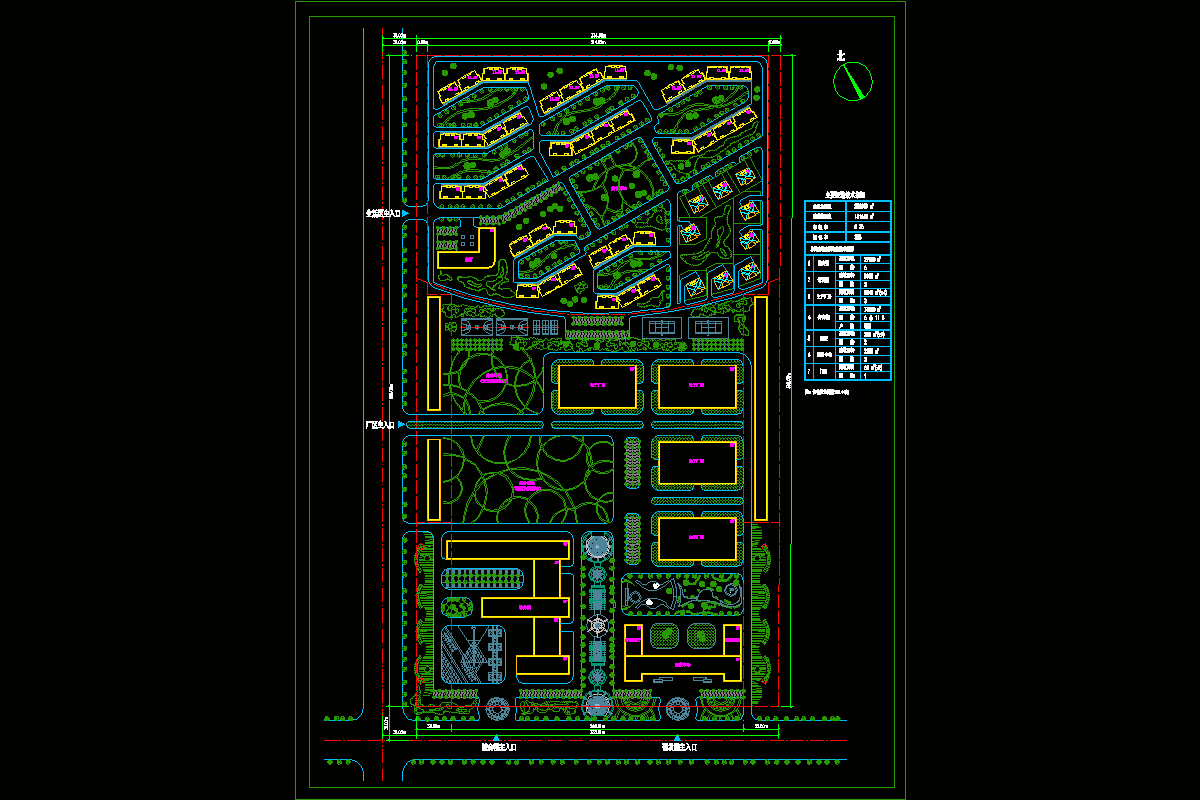 某厂区总平规划图CAD图纸.dwg