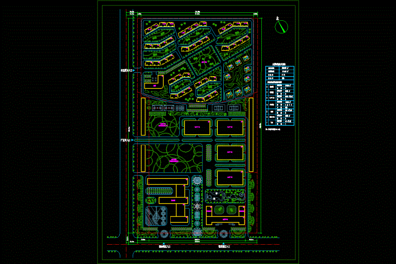 某厂区总平规划图CAD图纸.dwg