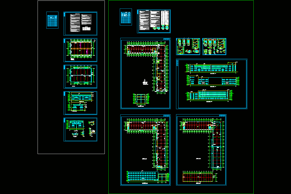 某厂房两车间建筑图CAD图纸.dwg