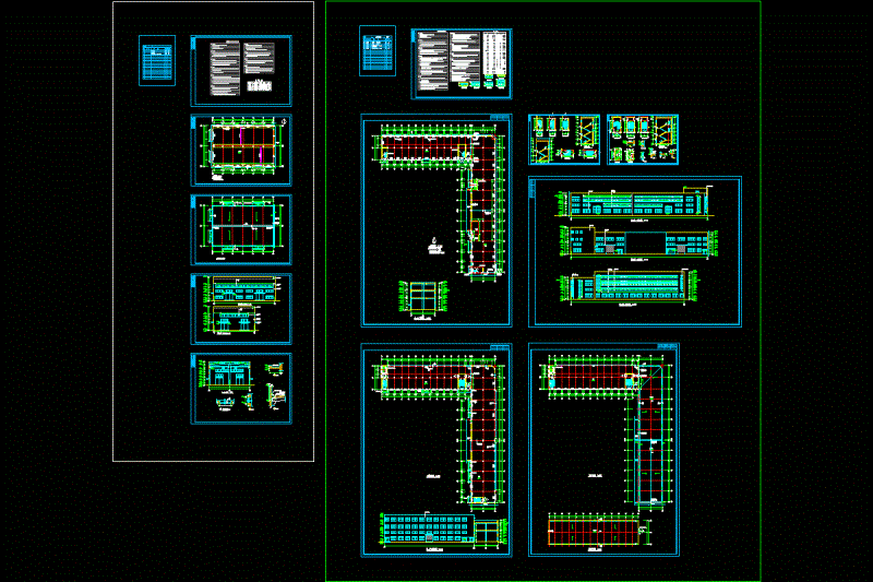 某厂房两车间建筑图CAD图纸.dwg
