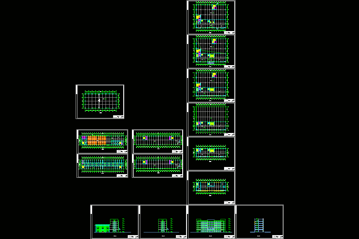 某厂房方案图CAD图纸.dwg