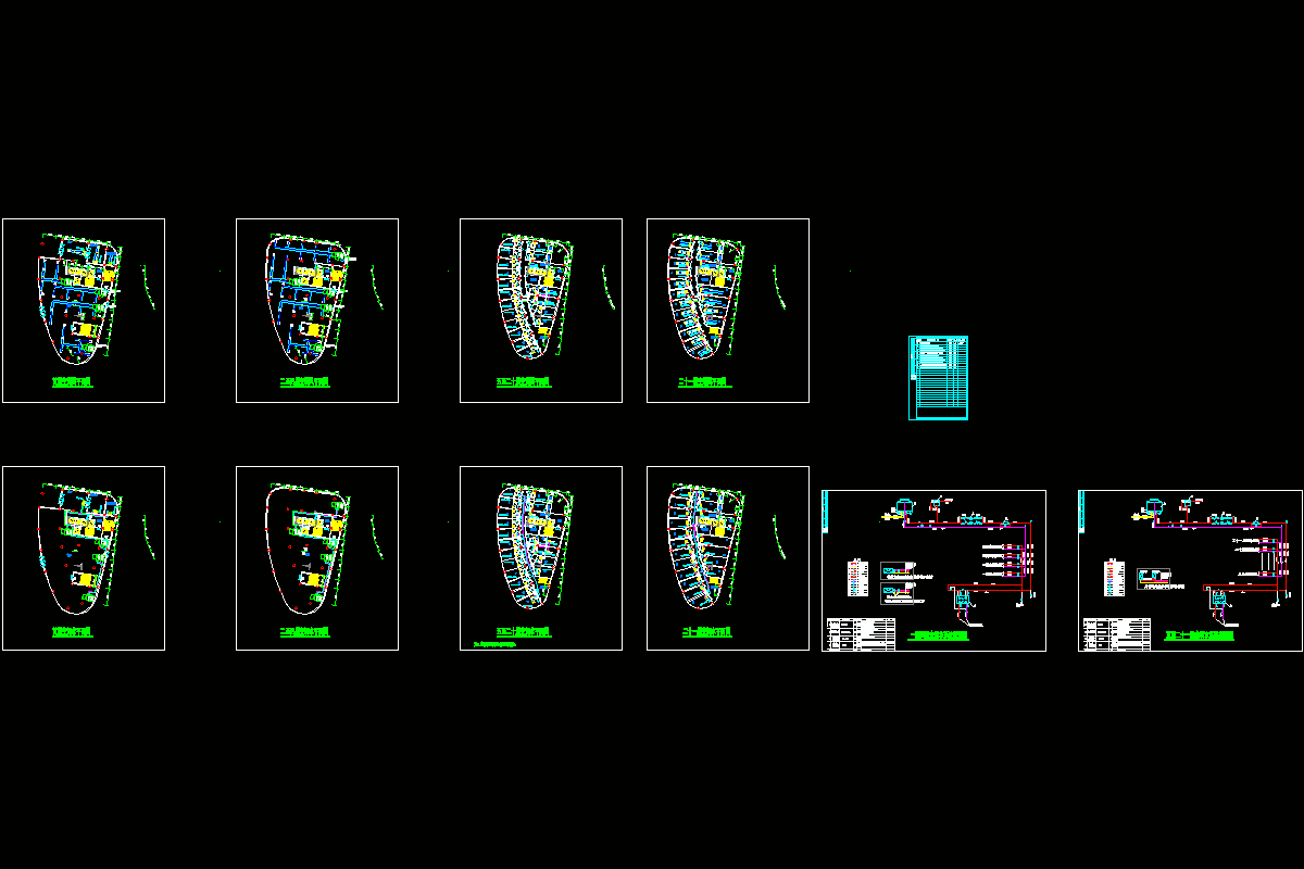 某大厦空调图CAD图纸.dwg