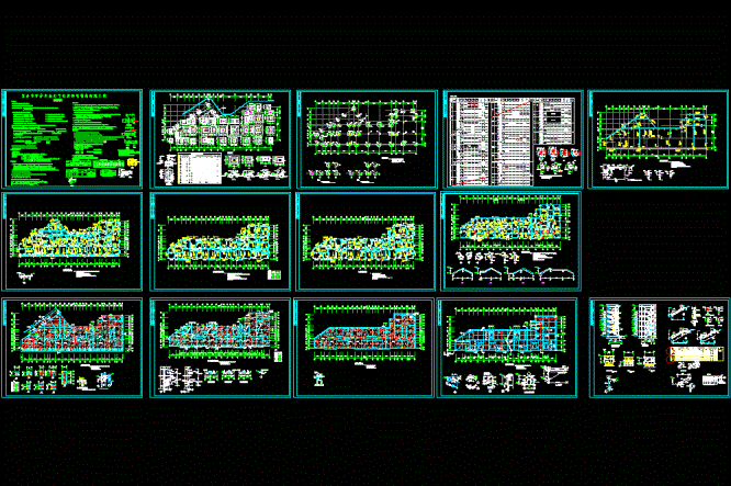 某干休所结构图纸CAD图纸.dwg
