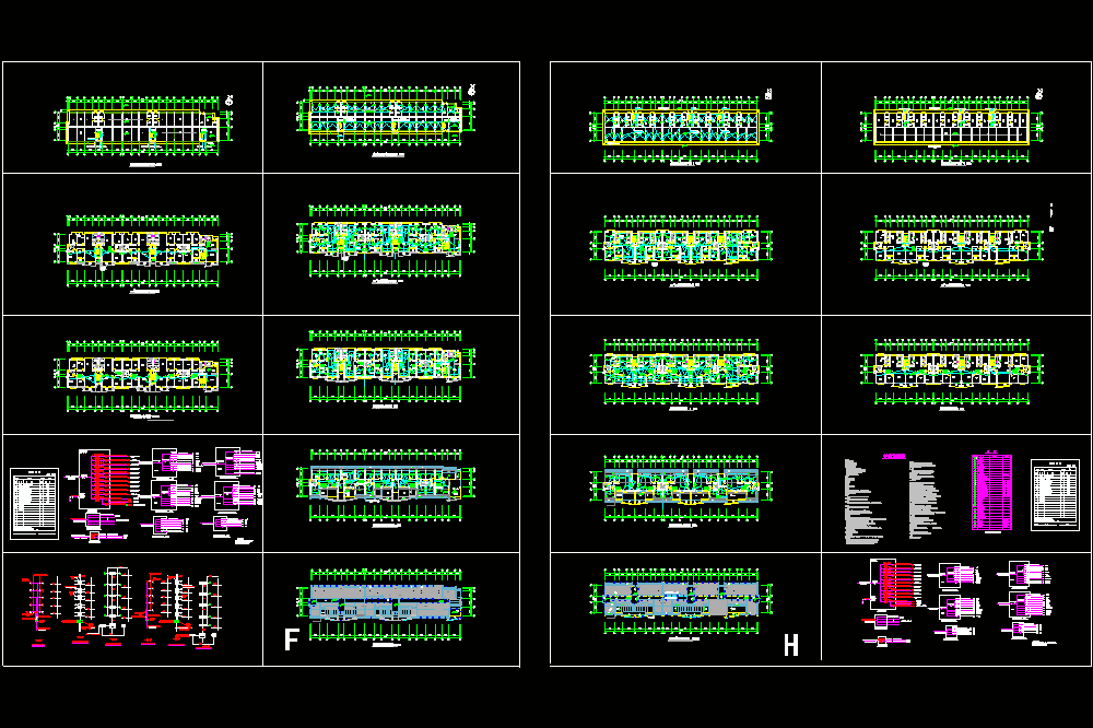 某多层住宅设计CAD图纸.dwg