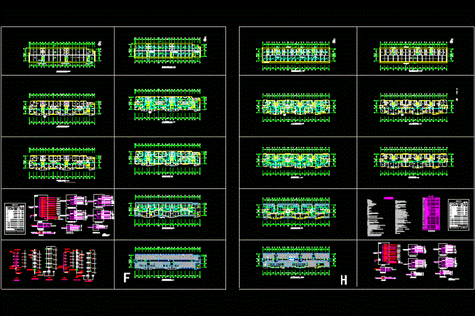 某多层住宅设计CAD图纸.dwg
