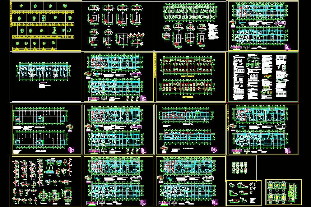 某多层住宅结构全套图纸CAD图纸.dwg