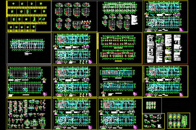 某多层住宅结构全套图纸CAD图纸.dwg