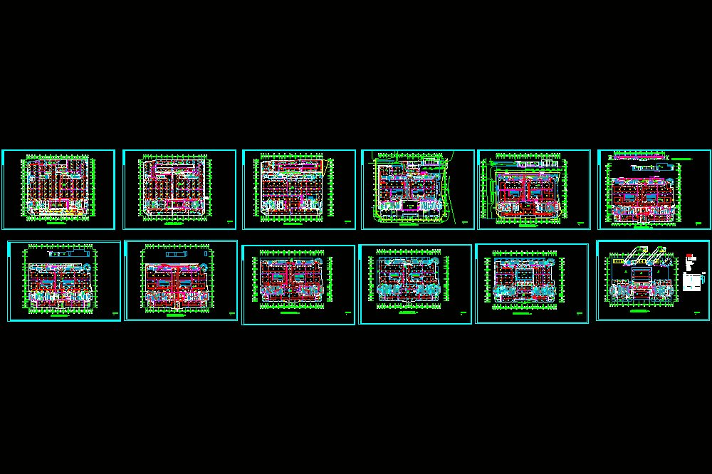 某高层裙房报警CAD图纸.dwg