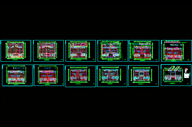 某高层裙房报警CAD图纸.dwg