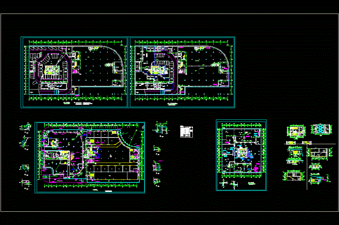 某工程地下层建施图CAD图纸.dwg