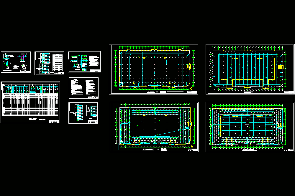某家具厂消防用电全套图纸CAD图纸.dwg