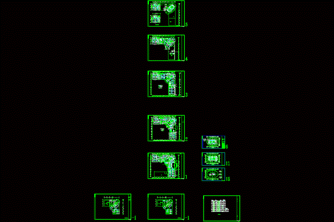 某十五层建筑空调图CAD图纸.dwg