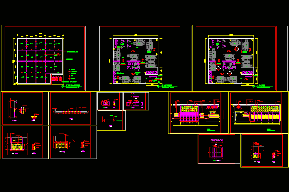 某上海展会家具展位装饰图CAD图纸.dwg