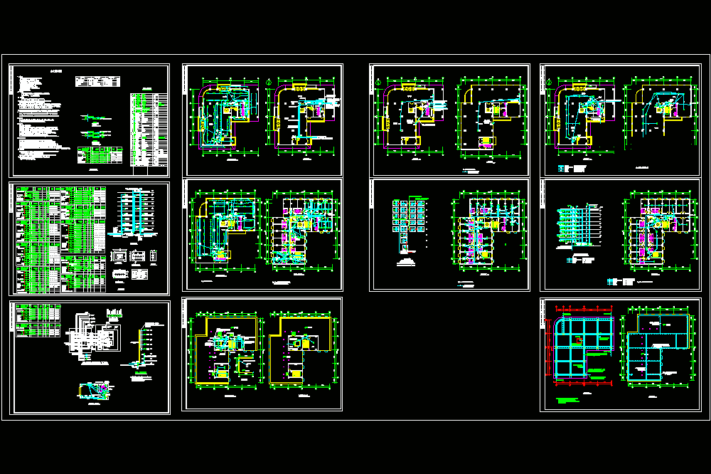 某培训楼电气设计图CAD图纸.dwg