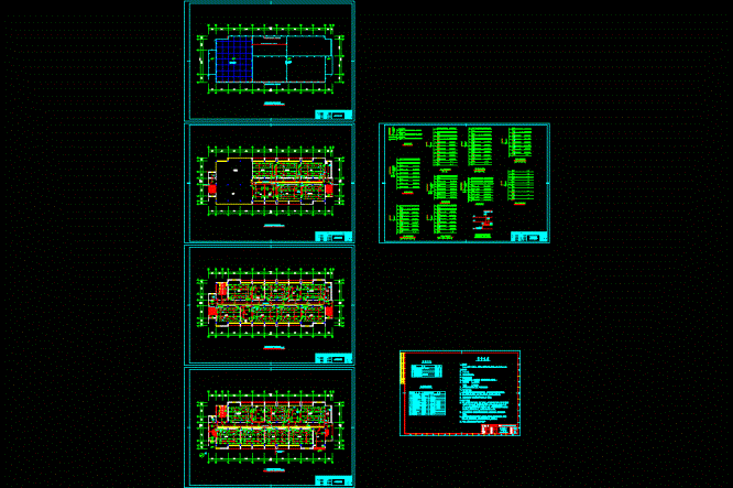 某实验楼全套电气施工图CAD图纸.dwg