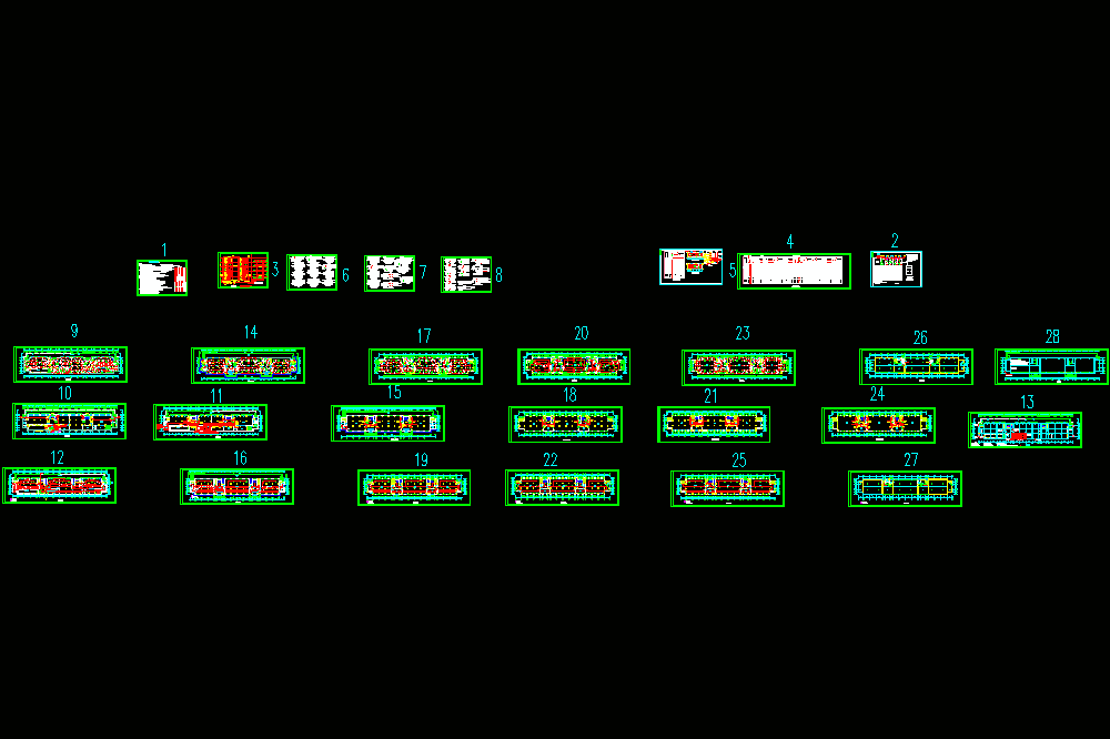 某生产厂房电气设计图CAD图纸.dwg