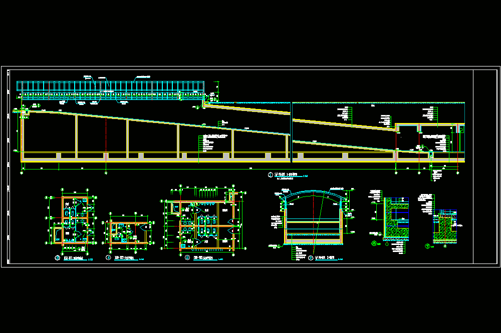 某汽车坡道详图CAD图纸.dwg