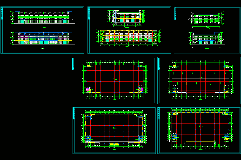 某五金公司厂房施工图CAD图纸.dwg