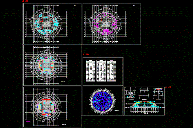 某体育馆空调通风图CAD图纸.dwg