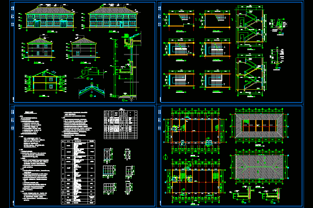 某小厂房建筑施工图CAD图纸.dwg