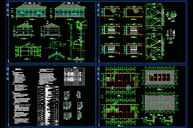 某小厂房建筑施工图CAD图纸.dwg