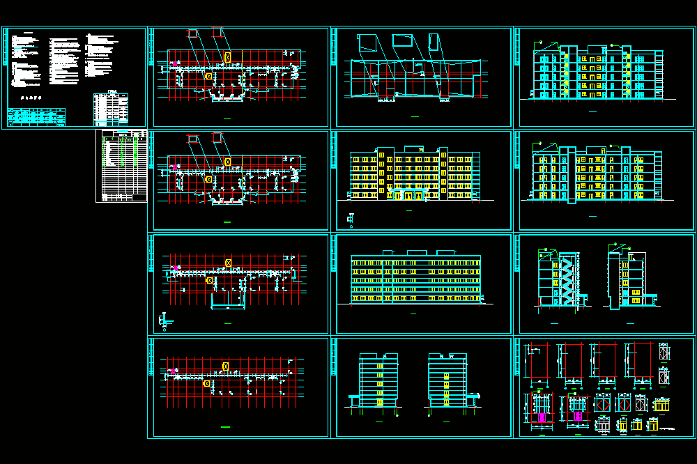 某医院综合楼施工图CAD图纸.dwg
