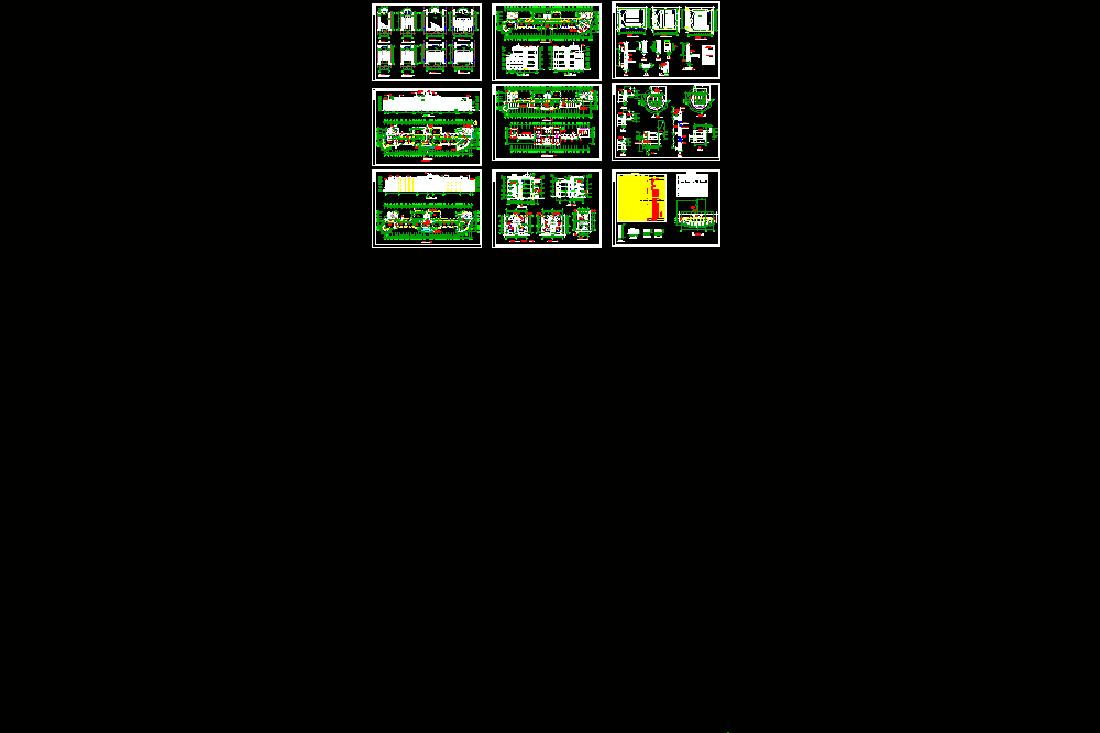 某学校建筑施工图CAD图纸.dwg