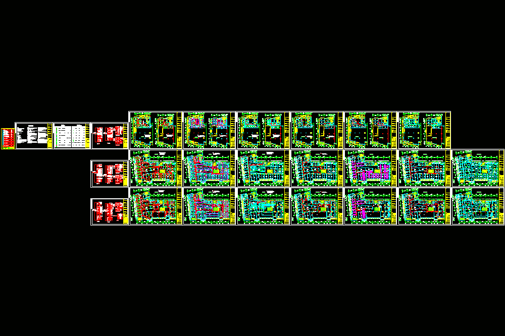 某医院改建电气施工图CAD图纸.dwg