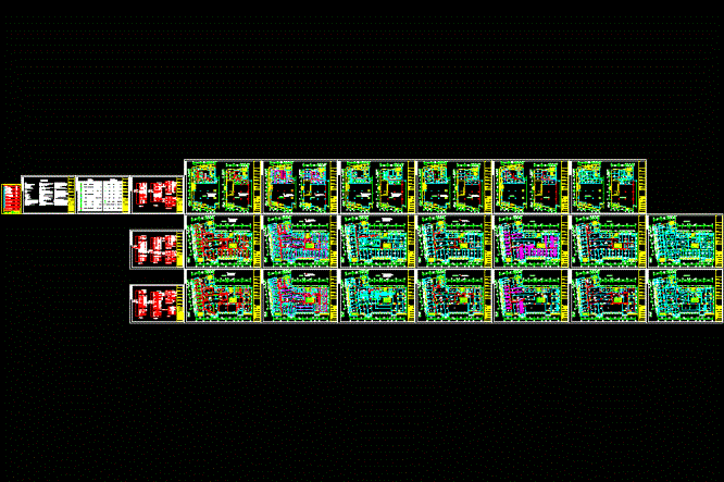 某医院改建电气施工图CAD图纸.dwg