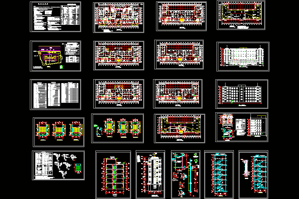 某医院急诊楼设计CAD图纸.dwg