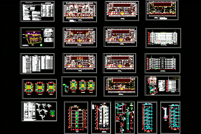 某医院急诊楼设计CAD图纸.dwg
