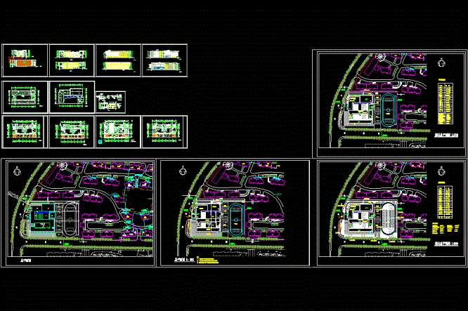某小学方案(总平面)CAD图纸.dwg