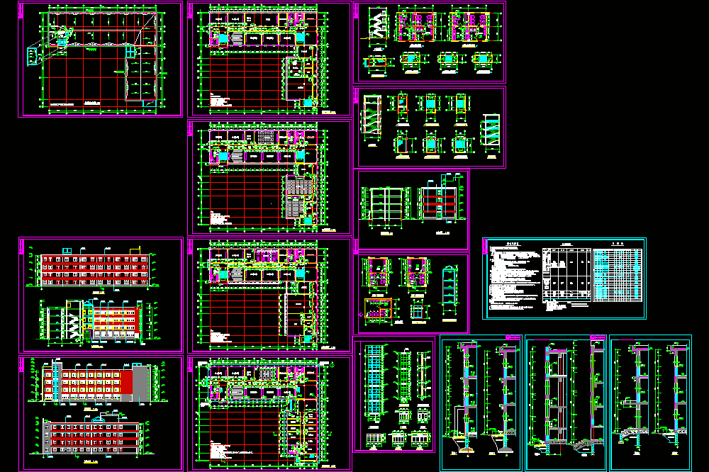 某小学校施工图CAD图纸.dwg