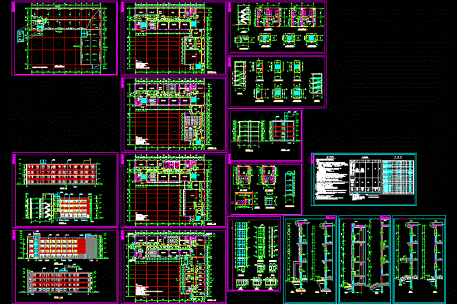 某小学校施工图CAD图纸.dwg