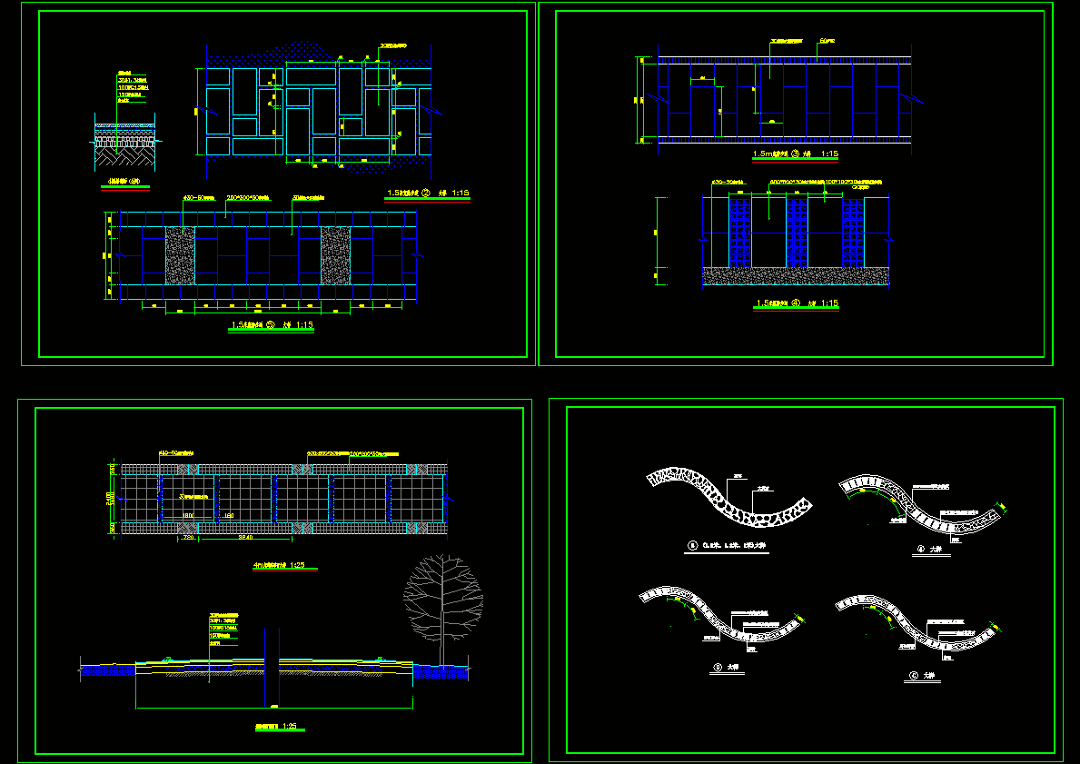 公园道路CAD图纸.dwg