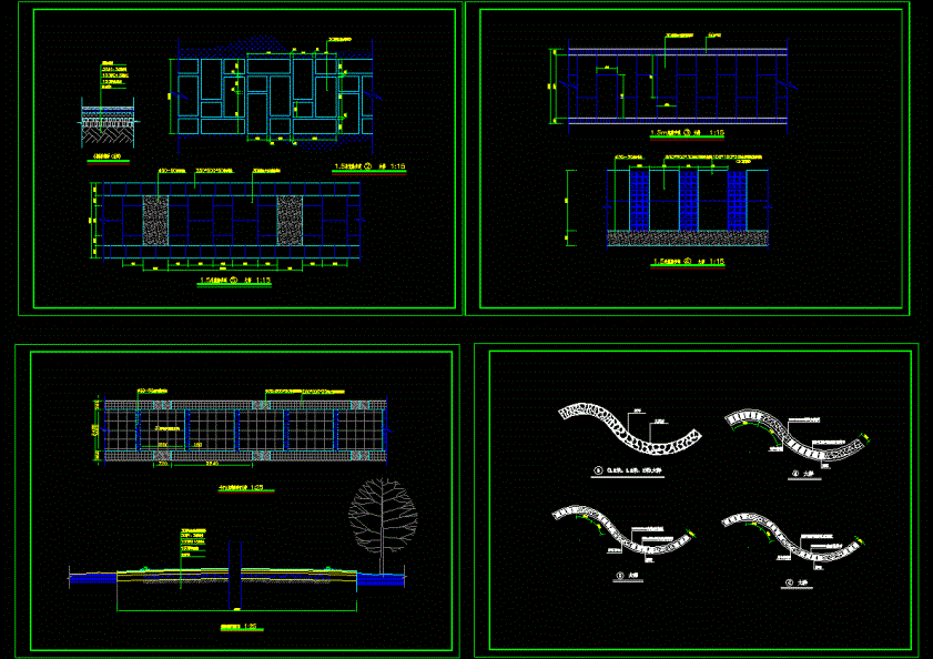 公园道路CAD图纸.dwg