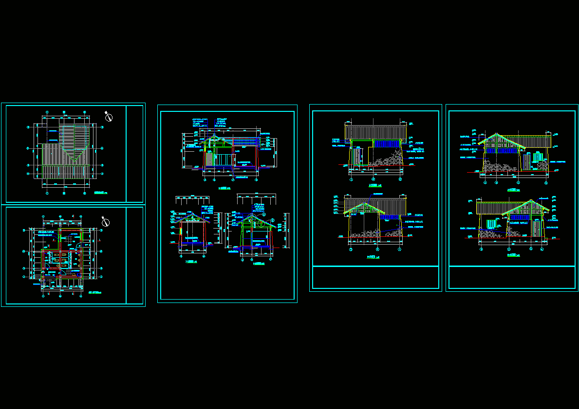 公共厕所施工图CAD图纸.dwg