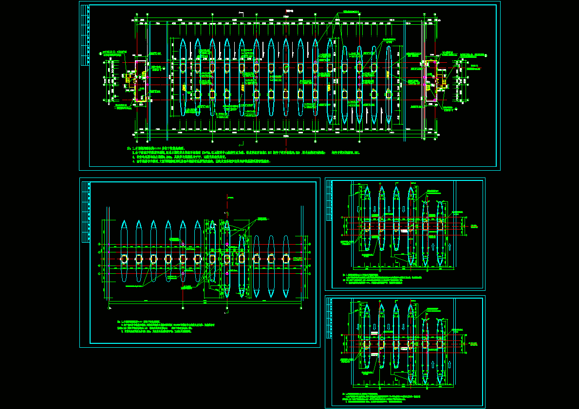 公路收费岛施工图CAD图纸.dwg