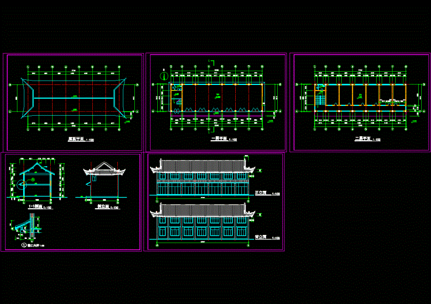 古建施工图CAD图纸.dwg