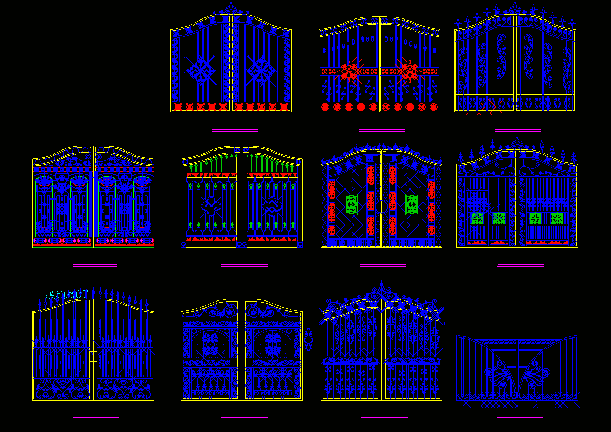 古门建筑大全CAD图纸.dwg